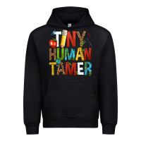 Black tiny human tamer Urban Hoodie - NancyCooperArtShop