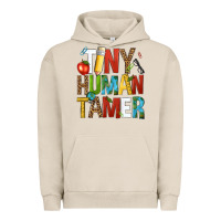 Pigment French Oak tiny human tamer Urban Hoodie - NancyCooperArtShop