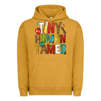 Pigment Peanut Butter tiny human tamer Urban Hoodie - NancyCooperArtShop