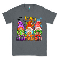Charcoal Heather happy hallothanksmas gnomes Classic Tee - texasbilliewilder