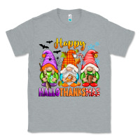 Heather Grey happy hallothanksmas gnomes Classic Tee - texasbilliewilder
