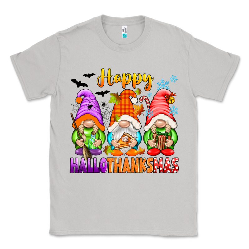 Happy Hallothanksmas Gnomes Classic Tee by texasbilliewilder | Teevron