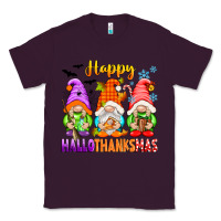 Plum happy hallothanksmas gnomes Classic Tee - texasbilliewilder
