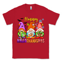 Red happy hallothanksmas gnomes Classic Tee - texasbilliewilder