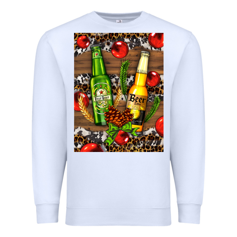 Beer Bottles With Wheat And Barley Premium Sweatshirt by AdoDesignShop | Teevron