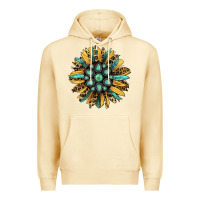 Pina Colada Gemstone Sunflower Premium Hoodie - RanaPortraitStore