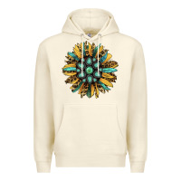Sandshell Gemstone Sunflower Premium Hoodie - RanaPortraitStore