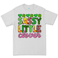 Dove Grey sassy little clover st patrick s day Premium Tee - Artiststas