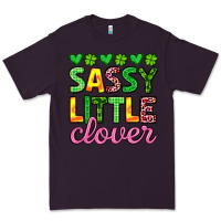 Plum sassy little clover st patrick s day Premium Tee - Artiststas
