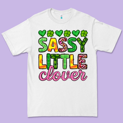 Sassy Little Clover St Patrick S Day Premium Tee Designed By Artiststas