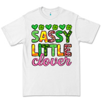 White sassy little clover st patrick s day Premium Tee - Artiststas