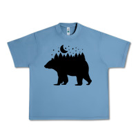 Pebble Blue bear Urban Heavy Tee - Unal Design