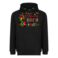 Black i believe in santa paws Heavyweight Hoodie - AdoDesignShop