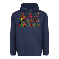 Navy i believe in santa paws Heavyweight Hoodie - AdoDesignShop