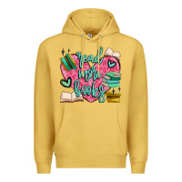 Antique Gold read more books Premium Hoodie - MaliasSmallBusiness