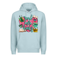 Blue Mist read more books Premium Hoodie - MaliasSmallBusiness
