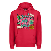 Cardinal read more books Premium Hoodie - MaliasSmallBusiness
