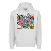 Dove Grey read more books Premium Hoodie - MaliasSmallBusiness