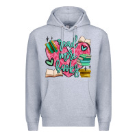 Heather Grey read more books Premium Hoodie - MaliasSmallBusiness
