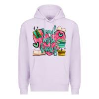 Lilac read more books Premium Hoodie - MaliasSmallBusiness
