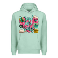 Seafoam read more books Premium Hoodie - MaliasSmallBusiness