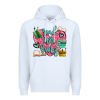White read more books Premium Hoodie - MaliasSmallBusiness