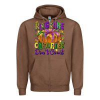 Chestnut king cake calories don't count Zipper Hoodie - FaDigitalArtStudio