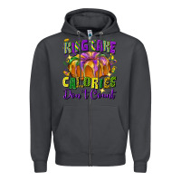 Smoke king cake calories don't count Zipper Hoodie - FaDigitalArtStudio