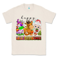 Natural happy hallothanksmas farm animals Classic Tee - texasbilliewilder