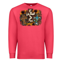 Cardinal cross background Premium Sweatshirt - JahusDesignShop