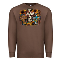 Chestnut cross background Premium Sweatshirt - JahusDesignShop