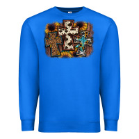 True Royal cross background Premium Sweatshirt - JahusDesignShop