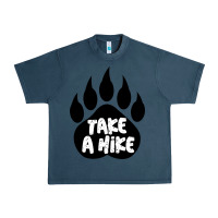 Midnight Navy take a hike Urban Heavy Tee - Unal Design