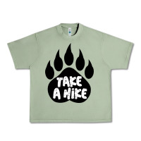 Oil Green take a hike Urban Heavy Tee - Unal Design