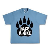 Pebble Blue take a hike Urban Heavy Tee - Unal Design