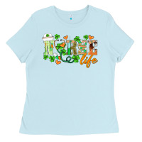 Baby Blue st.patricks nurse life Ladies Tee - BarkalooDesign