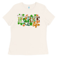 Bone st.patricks nurse life Ladies Tee - BarkalooDesign