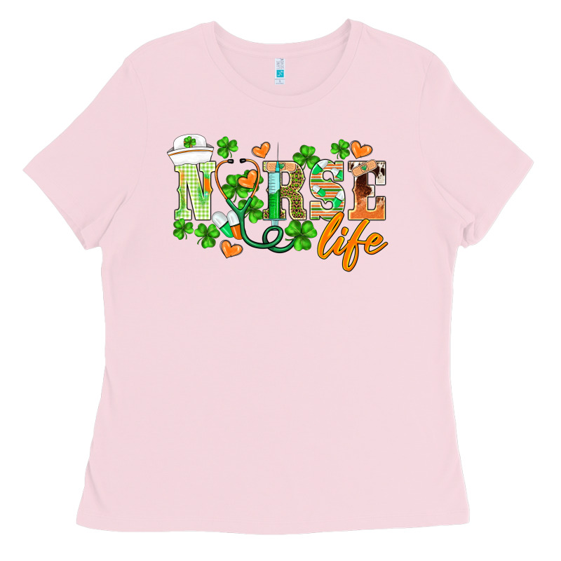 St.patricks Nurse Life Ladies Tee by BarkalooDesign | Teevron