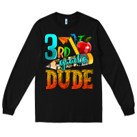 Black 3rd grade dude Long Sleeve Tee - texasbilliewilder