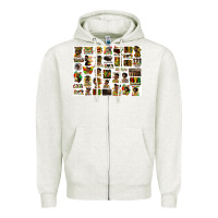 Oatmeal Heather juneteenth bundle preview Zipper Hoodie - HRA Design Shop