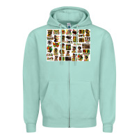 Seafoam juneteenth bundle preview Zipper Hoodie - HRA Design Shop