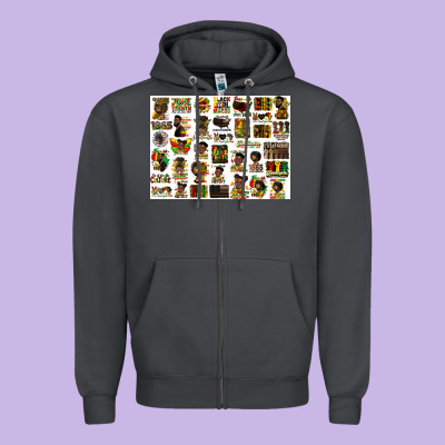 Juneteenth Bundle Preview Zipper Hoodie Designed By Hra Design Shop