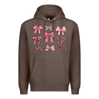 Coffee pink ribbons Premium Hoodie - MaliasSmallBusiness
