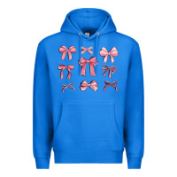 True Royal pink ribbons Premium Hoodie - MaliasSmallBusiness