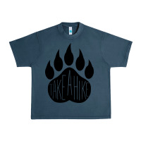 Midnight Navy take a hike Urban Heavy Tee - Unal Design
