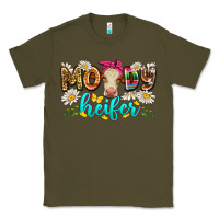 Army Green moody heifer Classic Tee - Zillion Design Studio