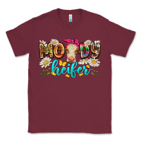Burgundy moody heifer Classic Tee - Zillion Design Studio