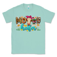 Seafoam moody heifer Classic Tee - Zillion Design Studio
