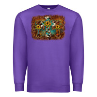 Purple cross backgraund Premium Sweatshirt - JahusDesignShop