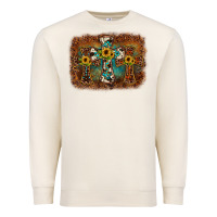 Sandshell cross backgraund Premium Sweatshirt - JahusDesignShop